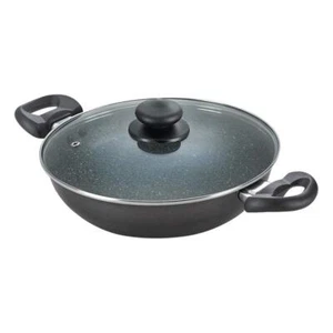 Prestige Aluminium Omega Deluxe Granite Kadhai, 26cm, Black-Free Shipping - Picture 1 of 5