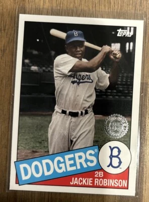 Jackie Robinson - 2020 Topps #85-22   Brooklyn Dodgers   HOF                E279 - Image 1 of 2
