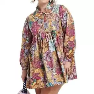 Kika Vargas x Target Anemone Floral Mini Dress Women's in Size Medium - Picture 1 of 1