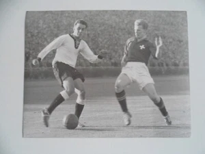 Deutschland-Schweiz 1956 DFB Heinz Vollmar Länderspiel Pressebild N358 - Bild 1 von 1