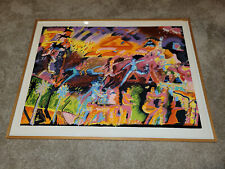 🌟 1985 CARLOS ALMARAZ "What Ever Happened to the Inca " SIGNED PRINT PROOF /8