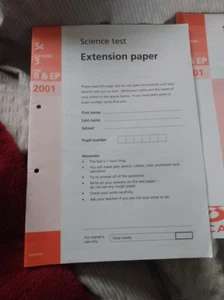 KS3 Science extention paper + m/s 2001 teaching/learning resource vgc - Picture 1 of 4