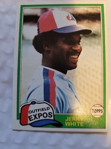 1981 TOPPS JERRY WHITE #42 EX/NM - Imagen 1 de 1