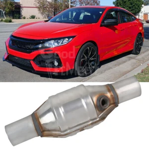For Honda Civic 1.6L 1999-2000 2" Catalytic Converter EPA Approved Heat Shield - Picture 1 of 14