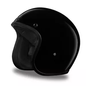 Casco de motocicleta Daytona CRUISER - ALTO BRILLO PUNTO NEGRO DC1-A - Imagen 1 de 6