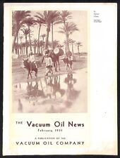 Vacuum Oil News Mobiloil Mobil Oil Gargoyle February 1931 16pp. Scarce - VGC