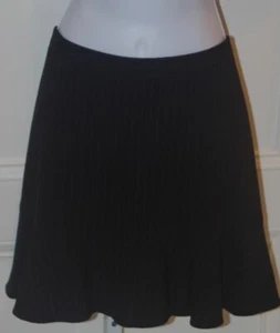 Mini Camisa MODA INTERNATIONAL Negra Pin Rayas Línea A Talla 4 - Imagen 1 de 5