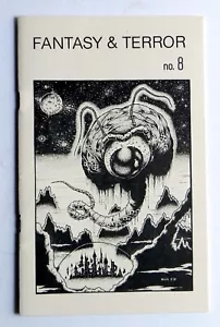 FANTASY & TERROR 8 Small Press Fanzine Anthology Horror Fiction Poetry Fawcett - Imagen 1 de 3