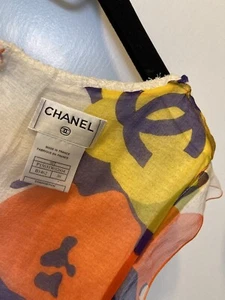 CHANEL 00T RUNWAY BOTTONE 5CC CC SETA SPLENDIDO FODERATO AVORIO CON GIUBBOTTO TOP IN TWEED 38 - Foto 1 di 18