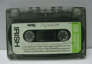 Vintage Cassette Tape Irish IC60 Brand Assembled in Hong Kong Used 1994 - Picture 1 of 4