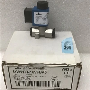 GC solenoid valve, SC911YN16VFBA5 / 2-port (2-way), 2-position 1/4 24VDC 87 PSC - Picture 1 of 7