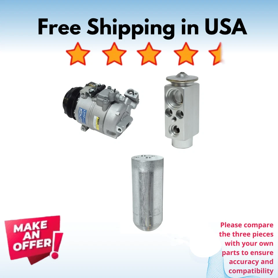 Kit Compresor A/C Fit BMW 540i 1998-2003, BMW M5 2001-2002 Foto 1 de 4