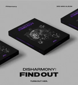 P1Harmony 3rd Mini Album [DISHARMONY FIND OUT] TURN OUT Ver. CD+Book+P.Card+Gift - Picture 1 of 12