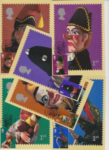 GB POSTCARDS PHQ CARDS USED FRONT FDI NO. 234 2001 PUNCH & JUDY - Picture 1 of 2