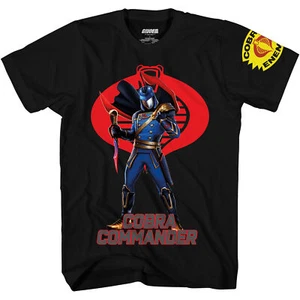 G.I. Joe Cobra Commander Stand Adult T-Shirt - Picture 1 of 1