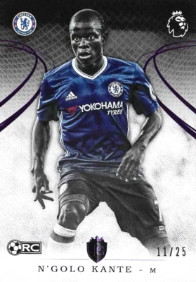 2016-17 Topps Premier Gold N'Golo Kante Chelsea RC Rookie Purple SP Card /25 - Image 1 of 4