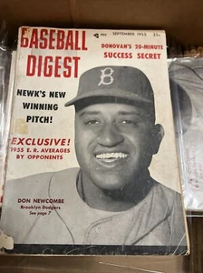Baseball Digest September 1955. Don Newcome Very Good Condition - Picture 1 of 11