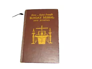 Josef SONNTAGSMESSBUCH und Hymnal, Kreuzwegstationen, 1966 antik - Bild 1 von 4