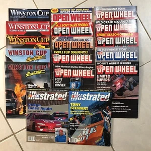 17 Issues Nascar Illustrated, Winston Cup, Open Wheel Car Racing Magazine Lot - Picture 1 of 18