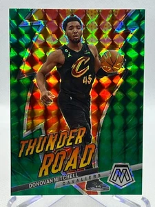 DONOVAN MITCHELL 2022-23 Panini Mosaic #20 Thunder Road MOSAIC GREEN PRIZM - Picture 1 of 2