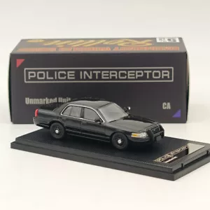 Modellino giocattolo pressofuso 1/64 Rollin Ford CV Victoria Crown POLICE INTERCEPTOR CA regalo - Foto 1 di 12