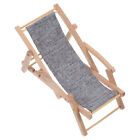 Mini Beach Chair Dollhouse Furniture Micro Landscape Decor-