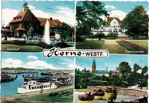 Ak Herne, 4 Bilder, ungelaufen, um 1964 (25z4) - Bild 1 von 1