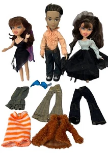 Bratz Puppe Paket Boyz Dana Yasmin Kleidung Rock Hose Schuhe Shirt Jacke Kleid - Bild 1 von 19