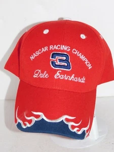 Dale Earnhardt 3 Hat Nascar Racing Champion Cap Red OSFA - Bild 1 von 9