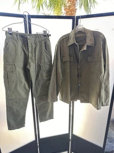Vietnam War US Air Force Tropical Jacket And Pants US Air Forcé Uniform Small - Picture 1 of 9