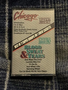 Chicago / Blood Sweat & Tears Best Of 2 Super Groups Cassette Live Recordings - Picture 1 of 3