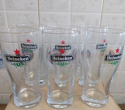 Bicchieri birra Heineken  set 6 pezzi  - Immagine 1 di 2