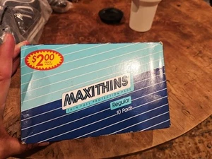 MAXITHINS NOS scatola da 10 vintage 1993 - Foto 1 di 8