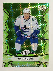 2022-23 Upper Deck Ice Green #49 Bo Horvat - Picture 1 of 2