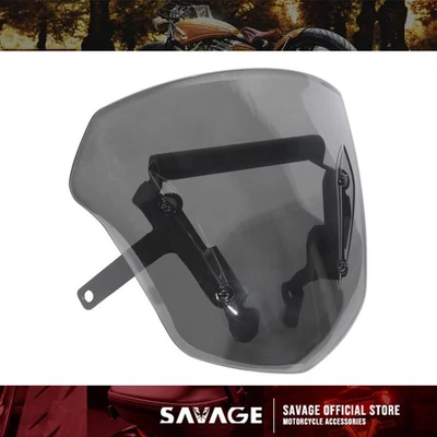 Parabrisas con soporte para teléfono móvil Honda CB650R 2019-2023 Foto 1 de 4