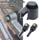 Rear Wiper Arm Cap Nut Washer Cover and Jet Nozzle For Seat Ibiza 2010 - 2016