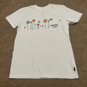 Billabong Dr Seuss Boys Small T-Shirt White Short Sleeve Organic Cotton - Picture 1 of 6