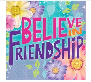 Tinker Bell Best Friend Fairies Disney Birthday Party Paper Beverage Napkins - Picture 1 of 3