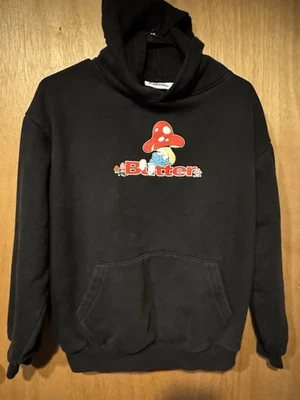 Butter Goods X Smurfs Small Black Hoodie - Image 1 of 4