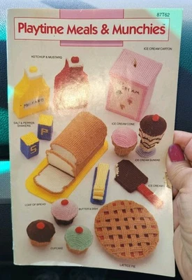 Annies Playtime Meals & Munchies Plastic Canvas Pattern Book  - Image 1 of 3