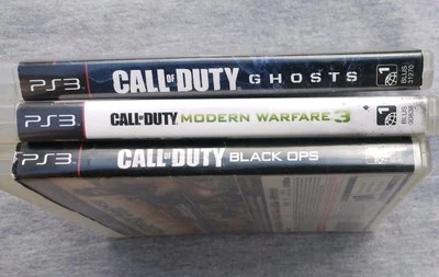Call of Duty PS3 Game Bundle lot Black Ops, MW3 & Ghosts with cases - Tested - Image 1 of 4