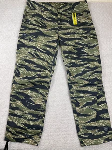 NWT Valken Tactical Pants Mens Size 2XL Tiger Stripe Camo Paintball Cargo Combat - Picture 1 of 11