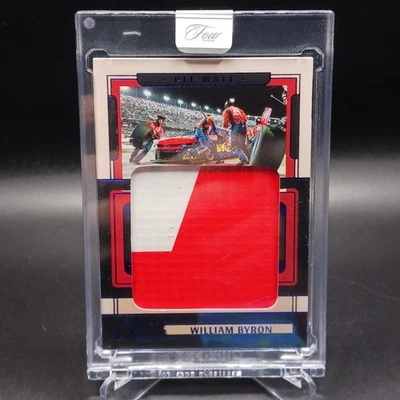 Muestras jumbo William Byron 2025 Panini Turn Four NASCAR Pit Wall #/49 tarjeta Foto 1 de 2