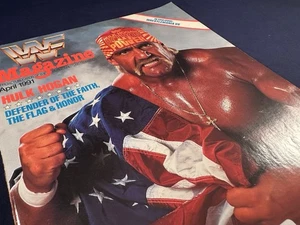 Rivista WWF WWE aprile 1991 Hulk Hogan Virgil Undertaker massacro con custodia - Foto 1 di 8
