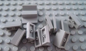 LEGO Lot of 12 Light Gray 1x2x1 Wall Panels - Picture 1 of 1