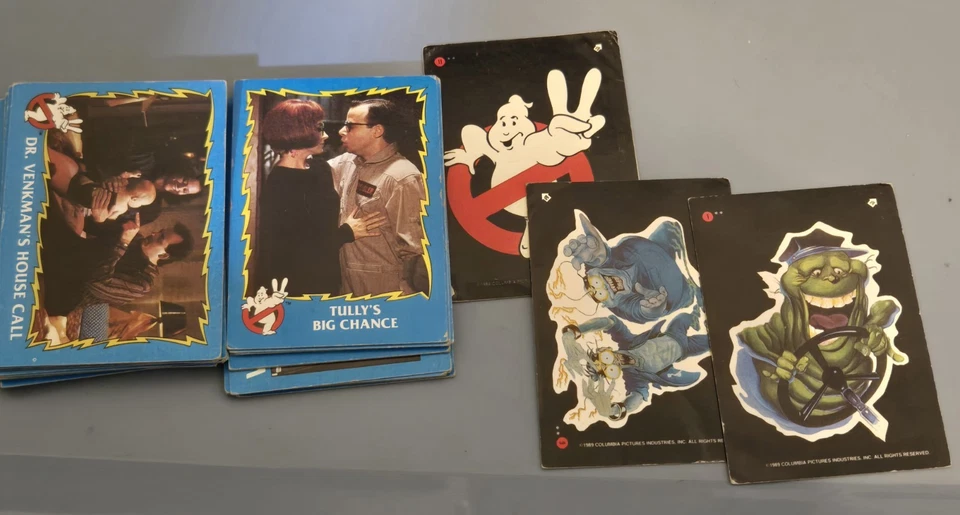 Ghostbusters II Trading Cards And Stickers 1989 Topps Used 31 Cards 4 Stickers - Image 1 of 1