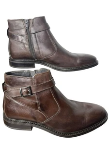 Alfani Herren Größe 12 Braun Leder Stiefelette Noah " - Bild 1 von 15