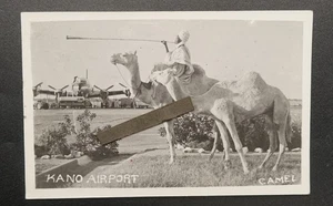 Postkarte Ansicht DSWA Kolonie Deutsch Südwestafrika Kano Flughafen Platz Kamel - Bild 1 von 2