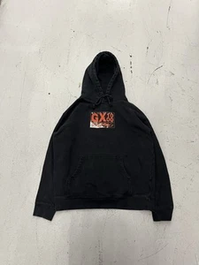 GX1000 Horror Logo Hoodie Mens MEDIUM Black Skate San Francisco Hill Bomb Street - Picture 1 of 6