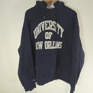 Jansport Hoodie XL Navy Univeristy New Orleans Vintage Made In USA - Picture 1 of 11